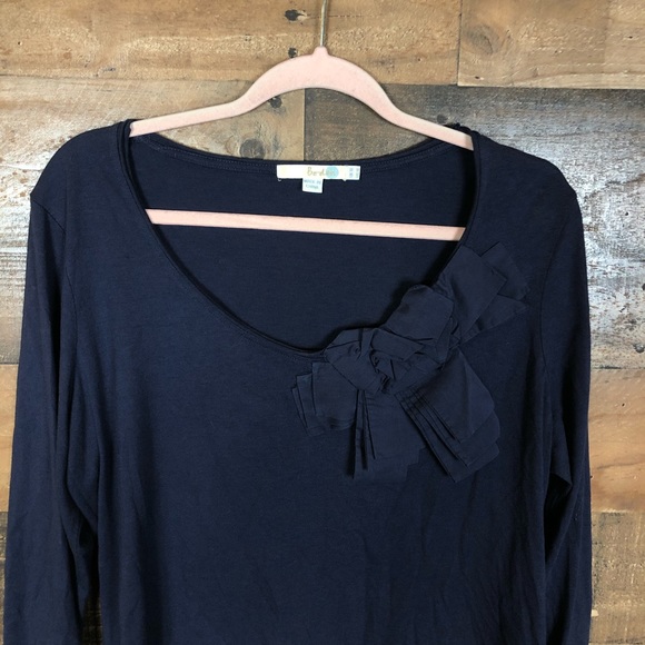 Boden long sleeve blue top - Picture 2 of 6